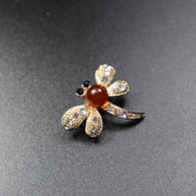 Made in USA Natural Baltic Amber Dragonfly Brooch KIZIMA®