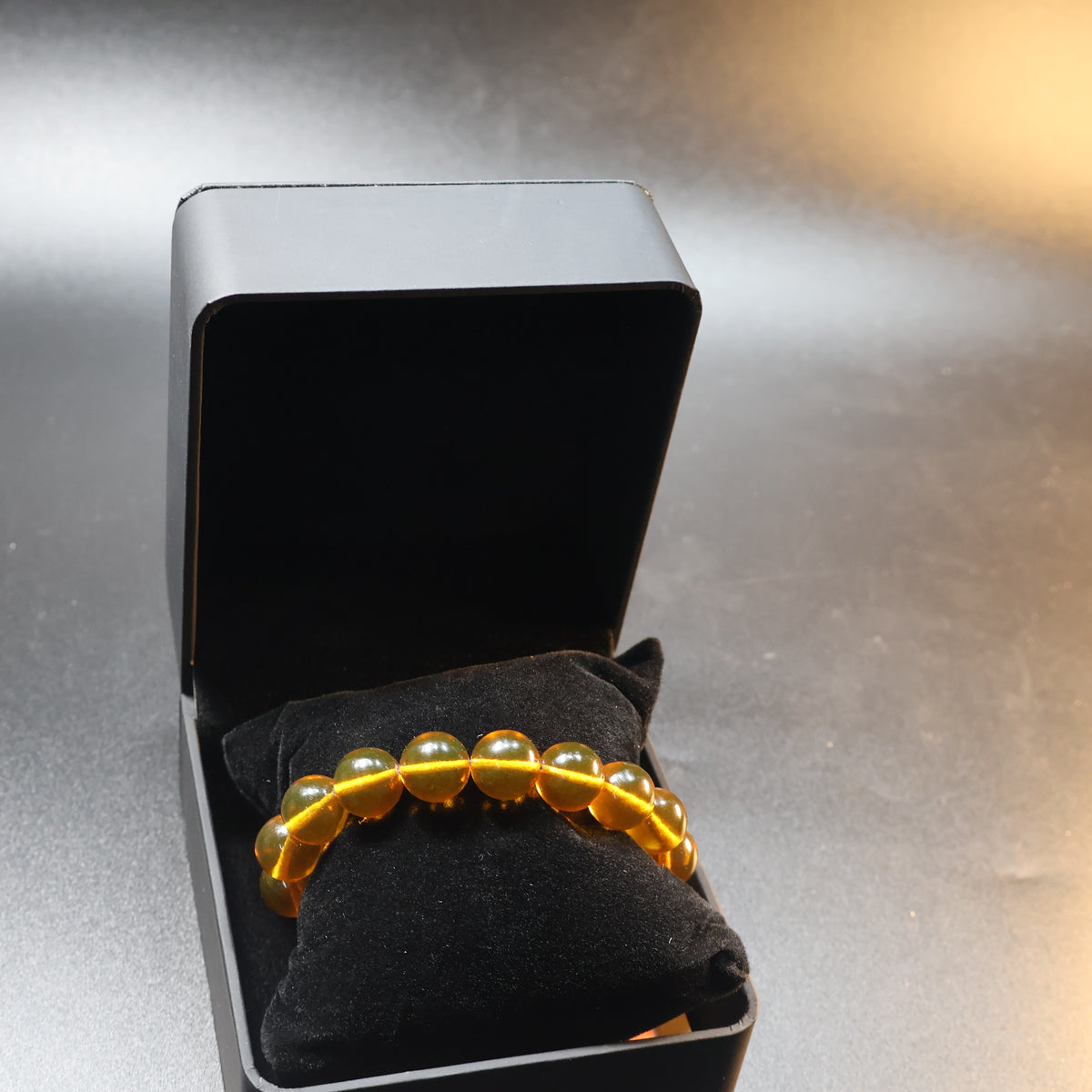 Made in USA Baltic Amber Stretch Bead Bracelet, Gift for Her — KIZIMA®