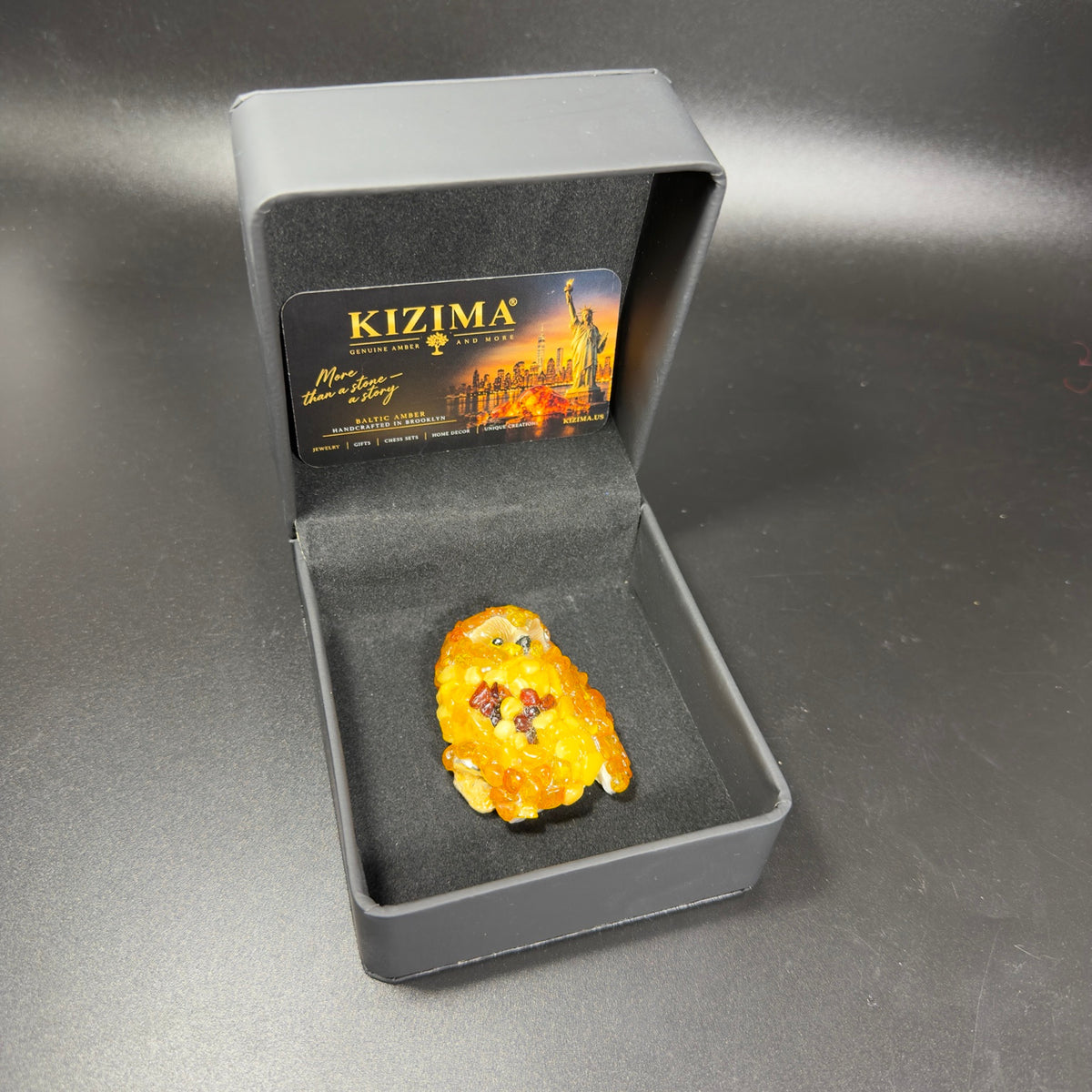 Original photograph of KIZIMA owl refrigerator magnet, view 2