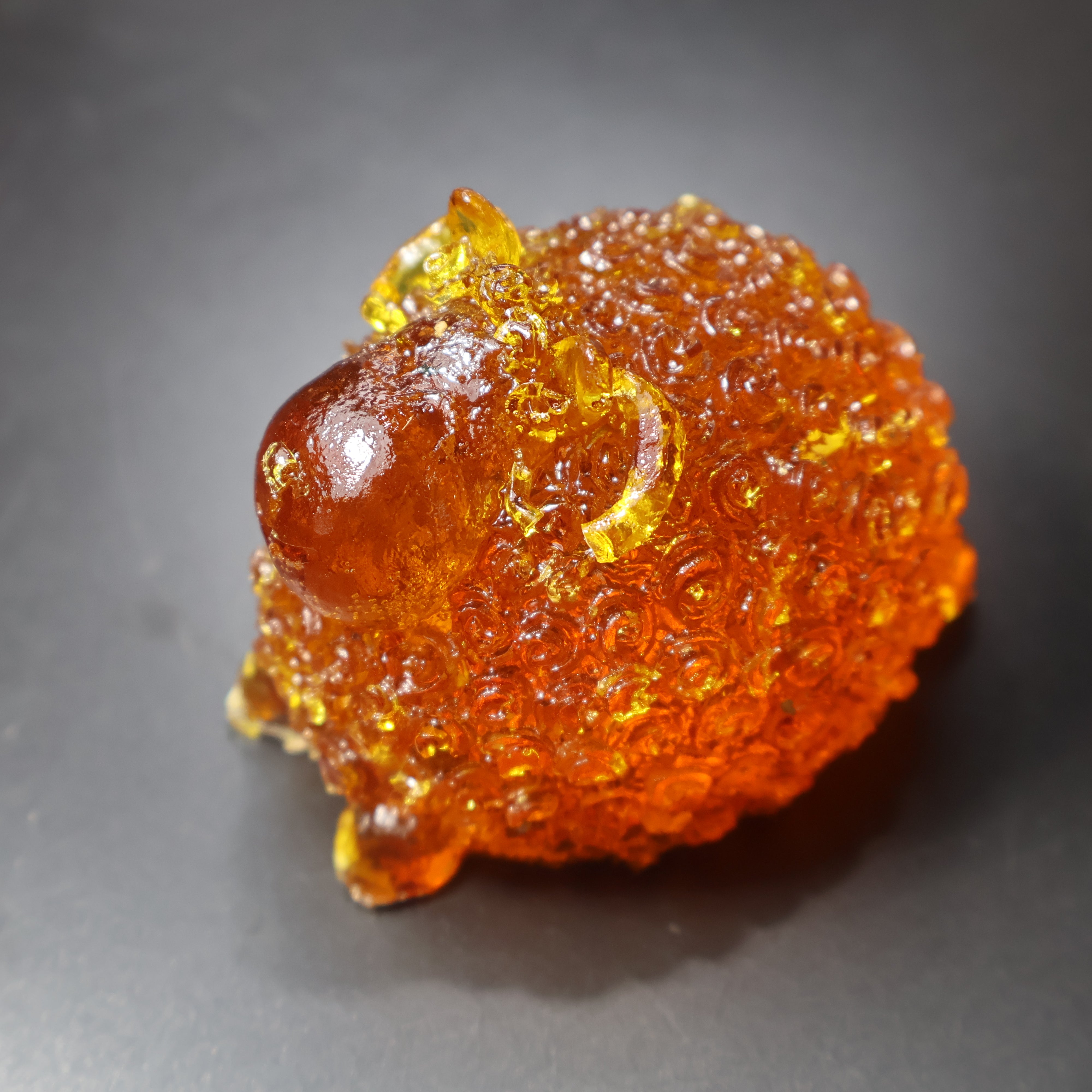 Natural Baltic amber ram figurine handcrafted in Brooklyn New York
