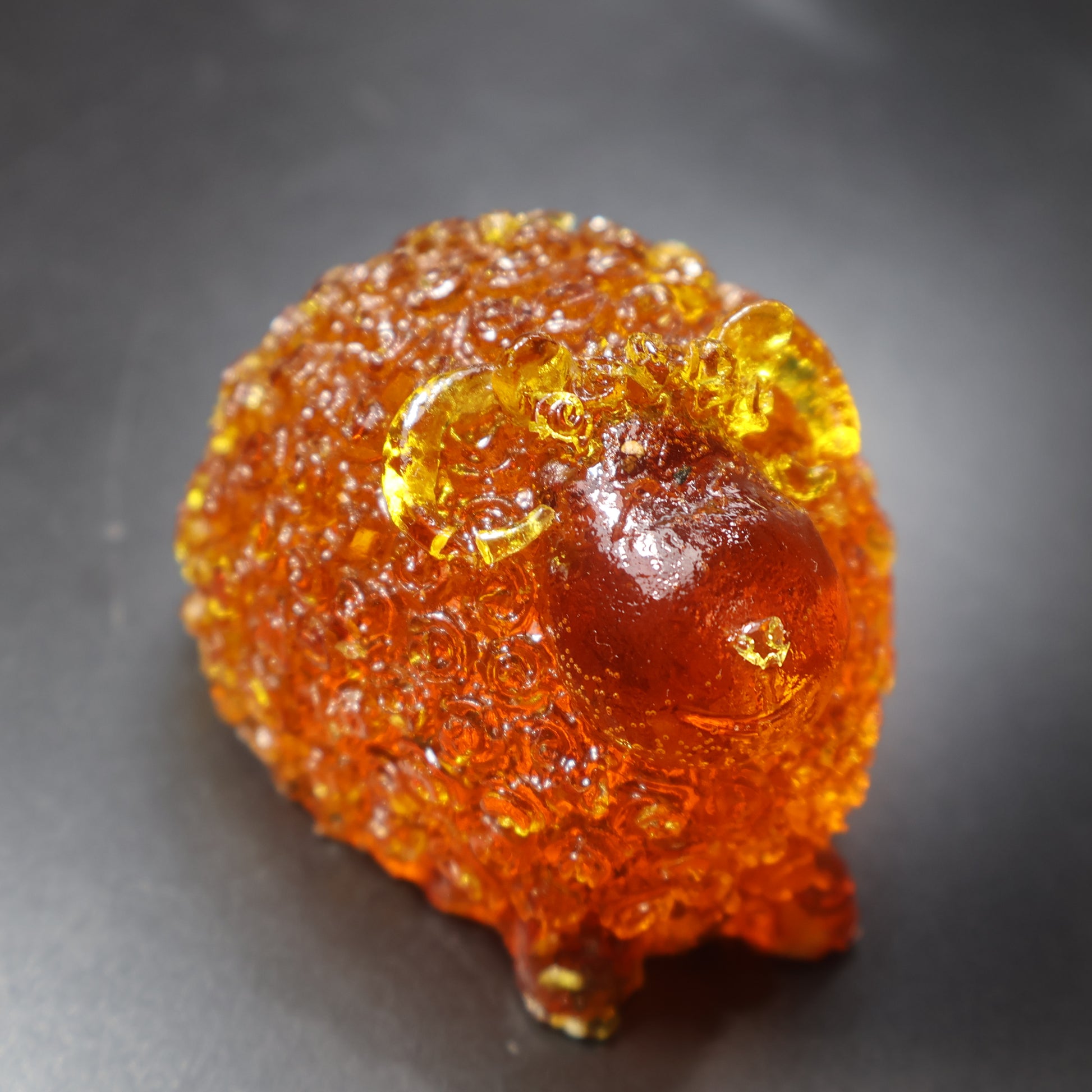 Natural Baltic amber ram figurine nativity scene decor KIZIMA
