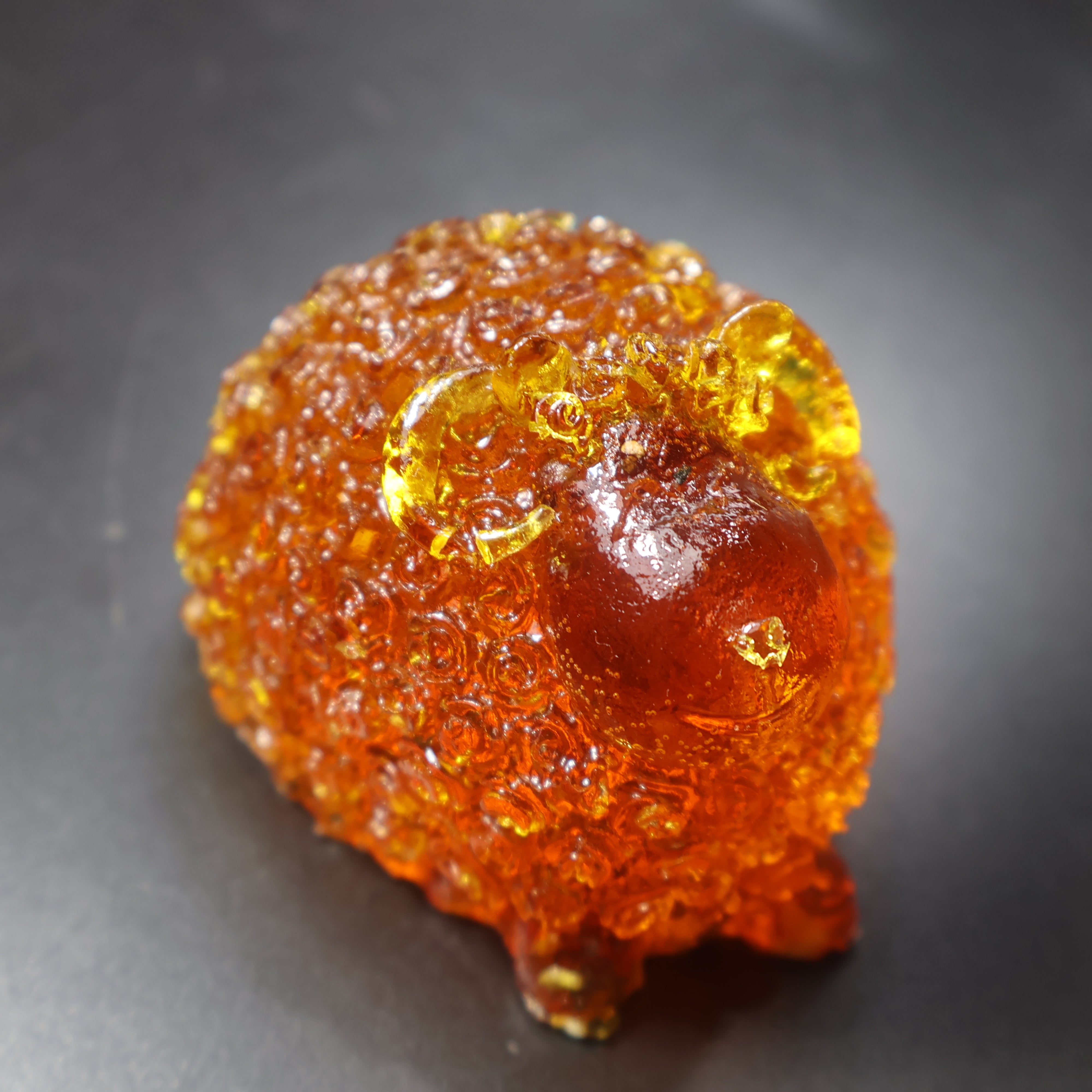 Natural Baltic amber ram figurine nativity scene decor KIZIMA