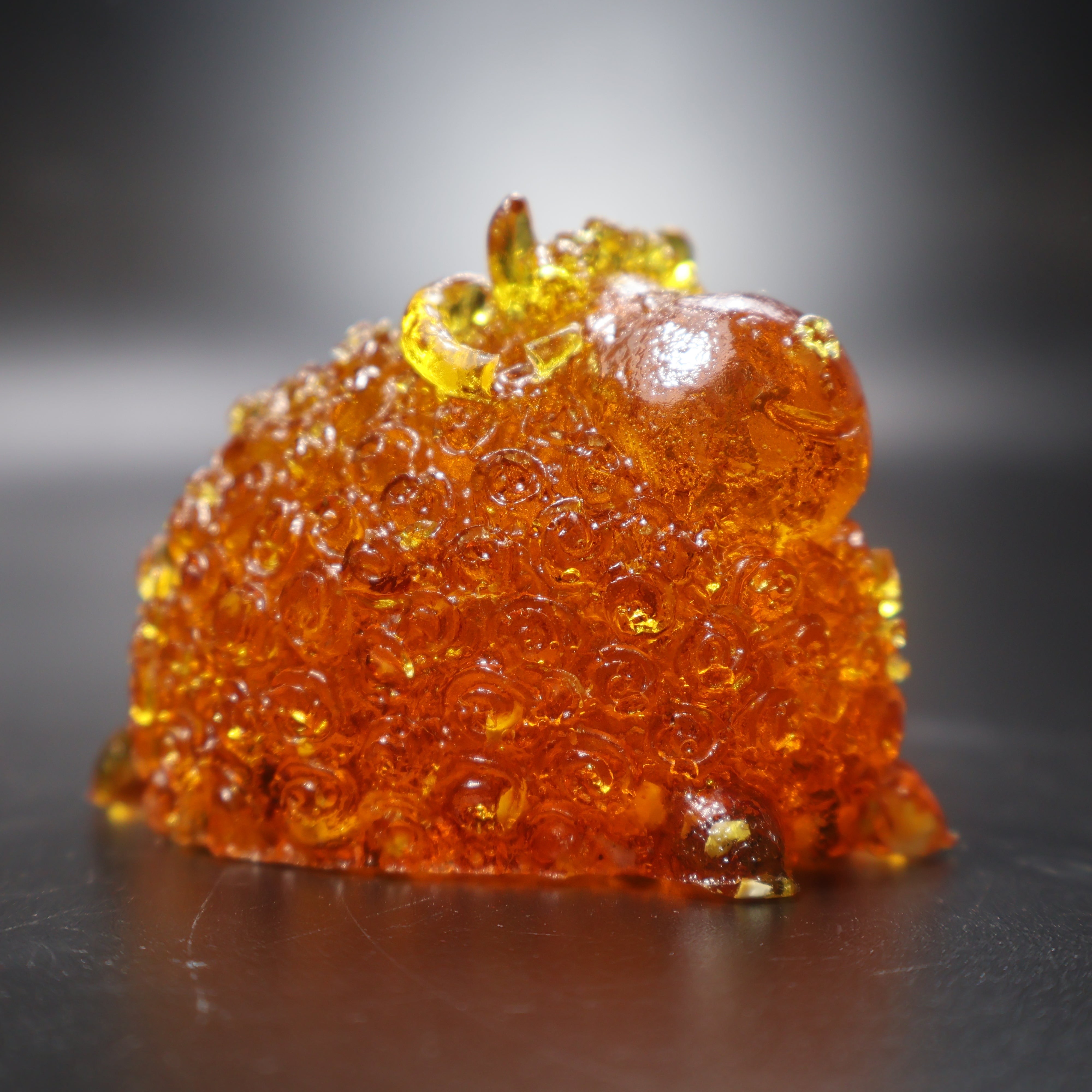 Baltic amber ram figurine luxury Christmas gift KIZIMA angle view