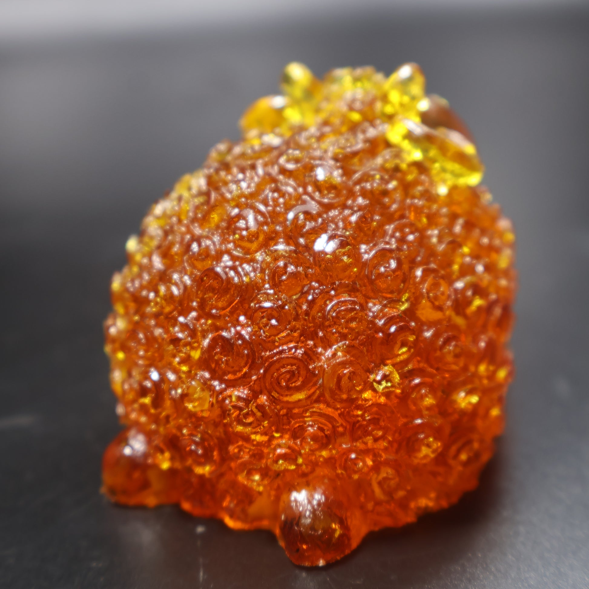 Baltic amber ram figurine Aries zodiac Christmas gift detail
