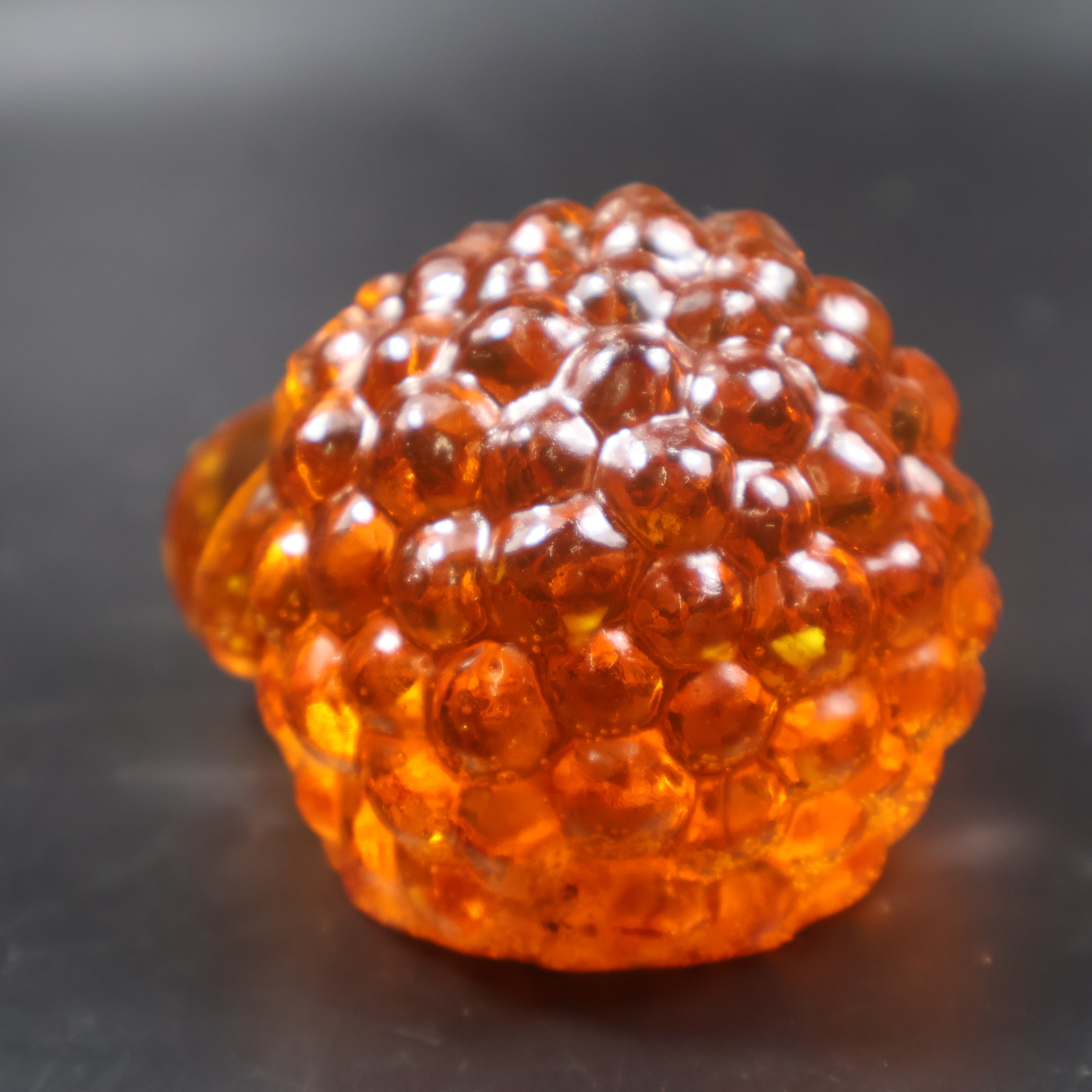 Baltic amber sheep figurine Christmas nativity decor KIZIMA back view