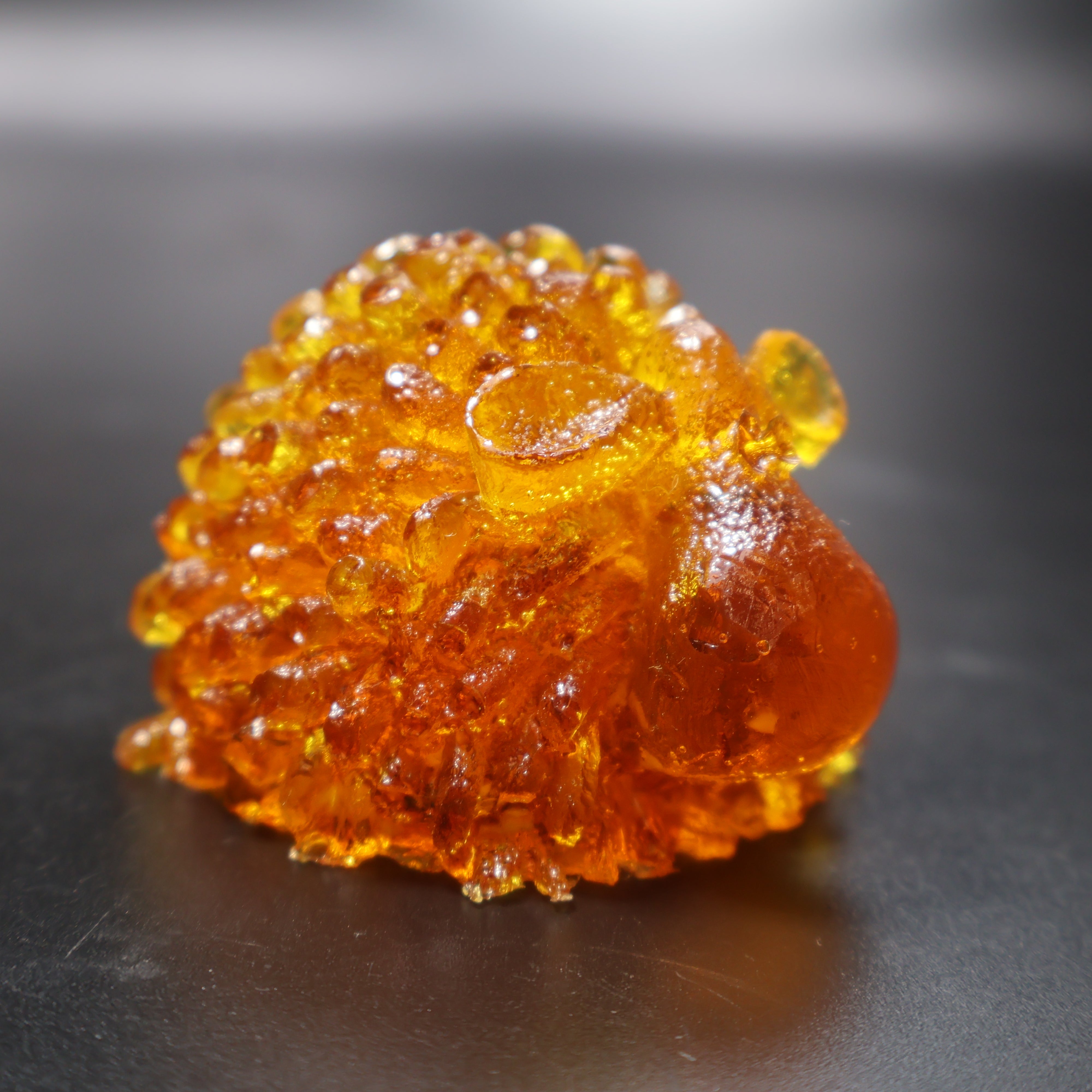 Made in USA natural Baltic amber sheep figurine with small ears Christmas decor KIZIMA front view