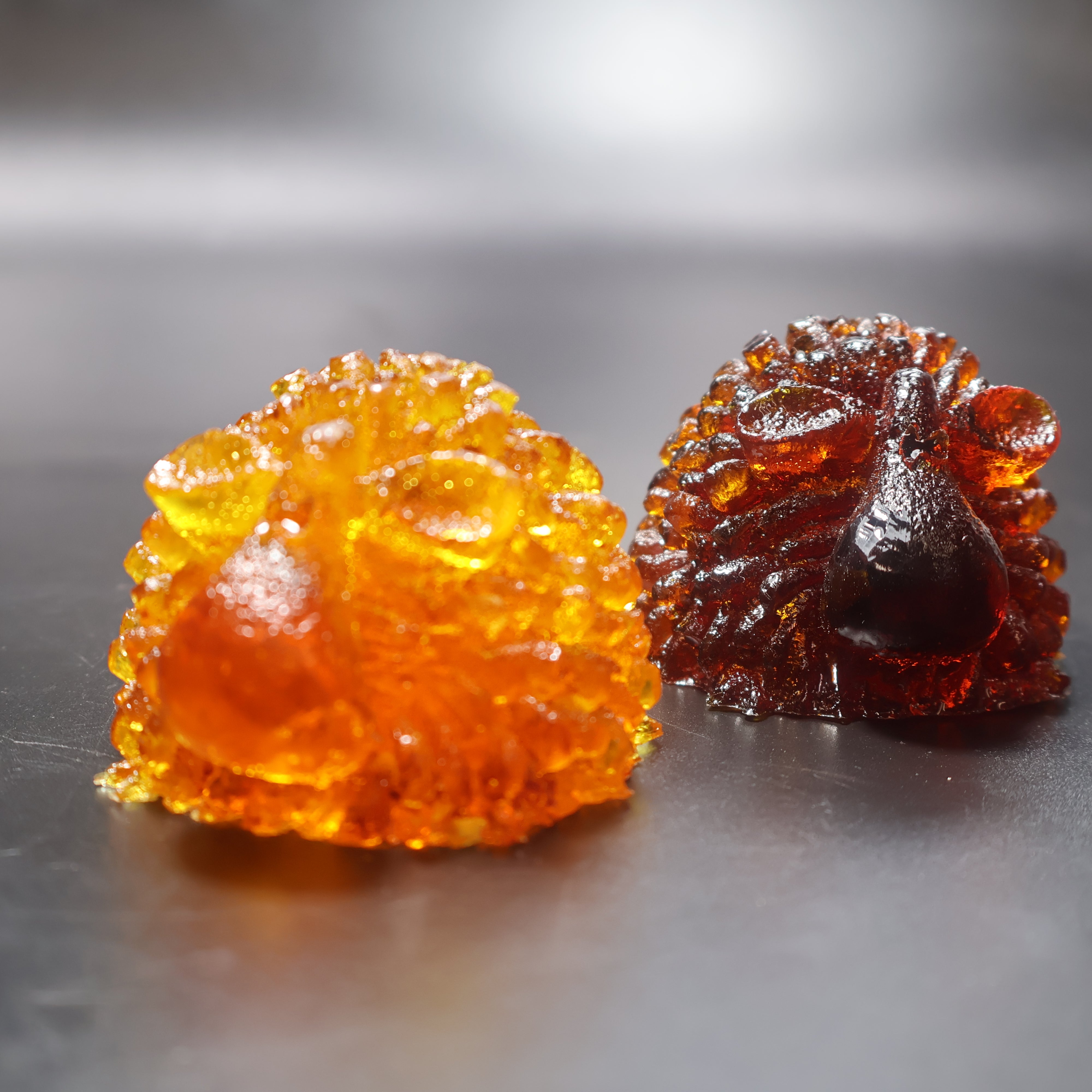 Baltic amber sheep figurine Christmas home decor KIZIMA top view