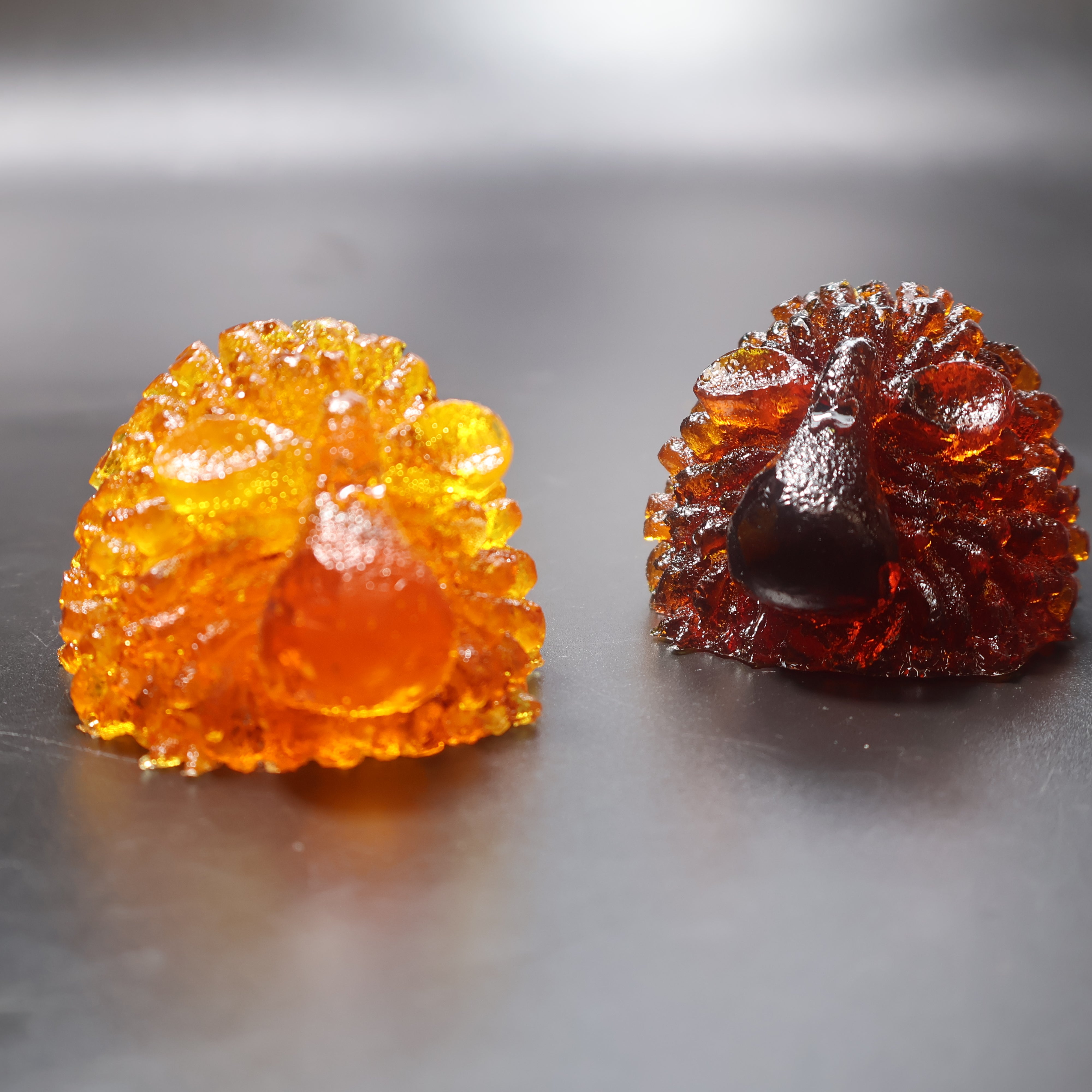 Natural Baltic amber sheep figurine nativity scene decor KIZIMA