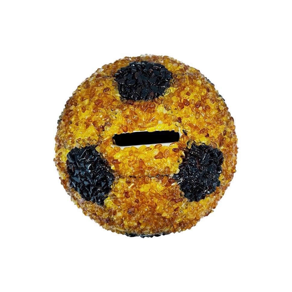 Nade in USA Handmade Baltic Amber Piggy Bank Ball KIZIMA