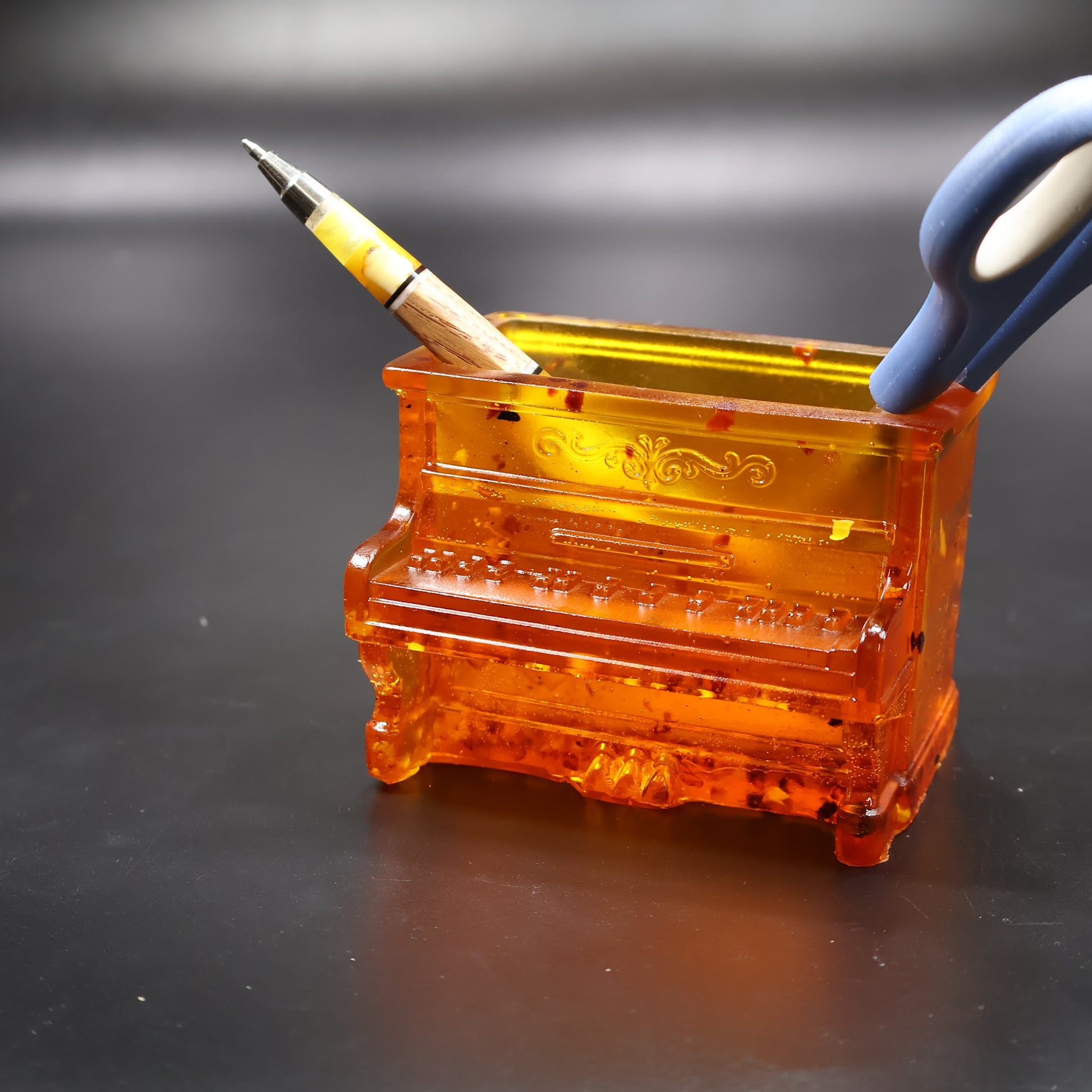 Amber piano statue gift for music student Made in USA KIZIMA