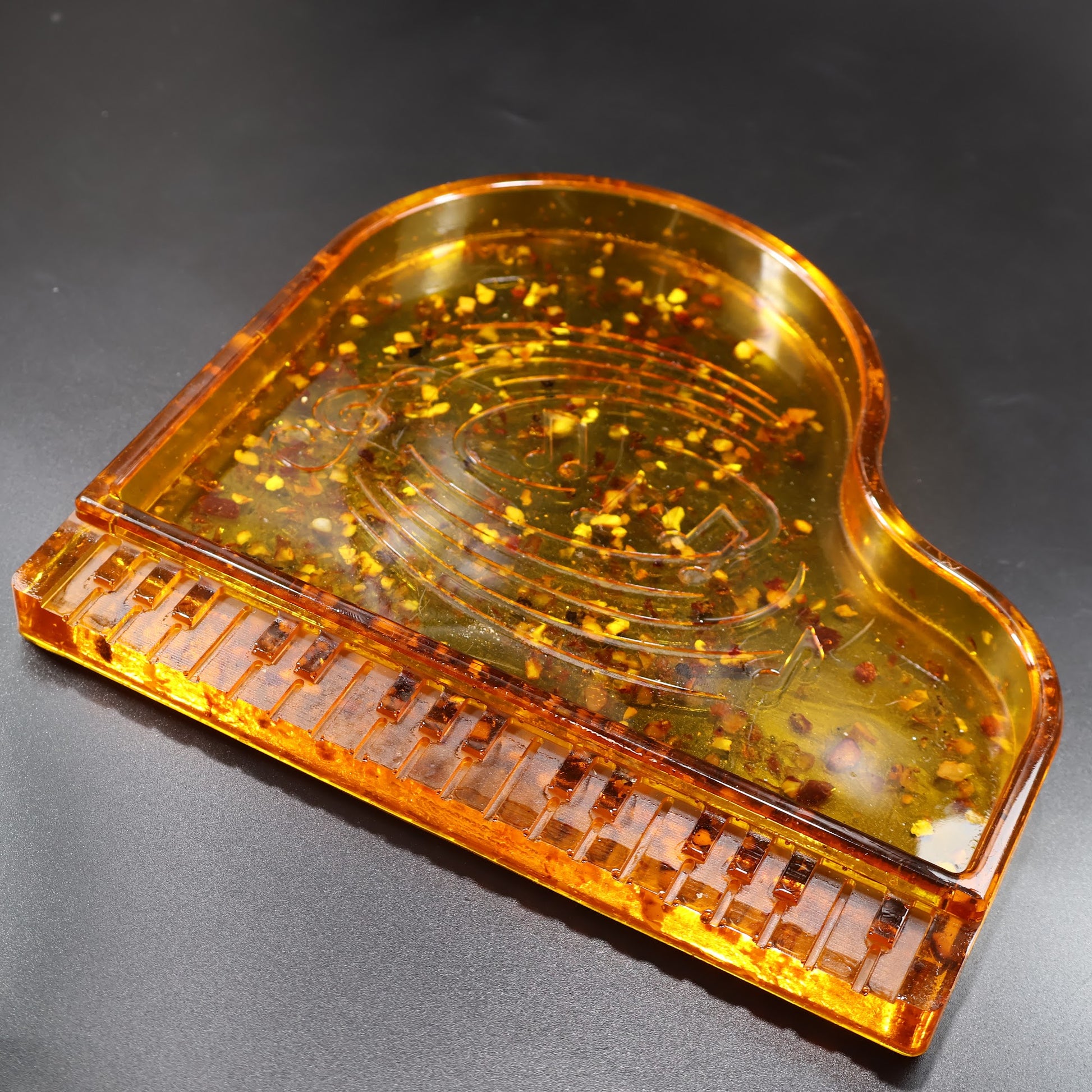 Handmade Baltic amber piano decor music room gift Made in USA KIZIMA