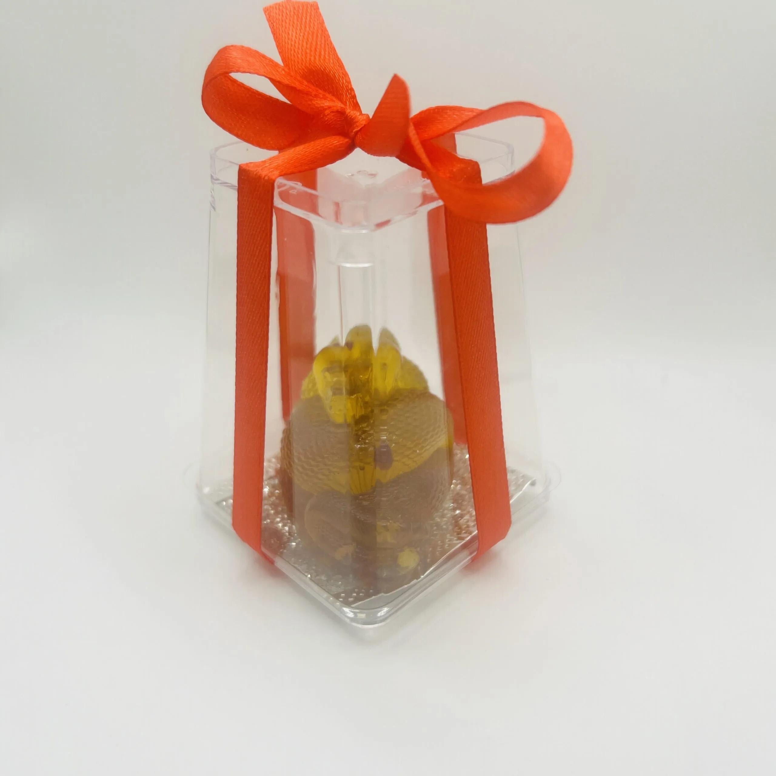 Made in USA – Snake Figurine | Amber Resin Decor