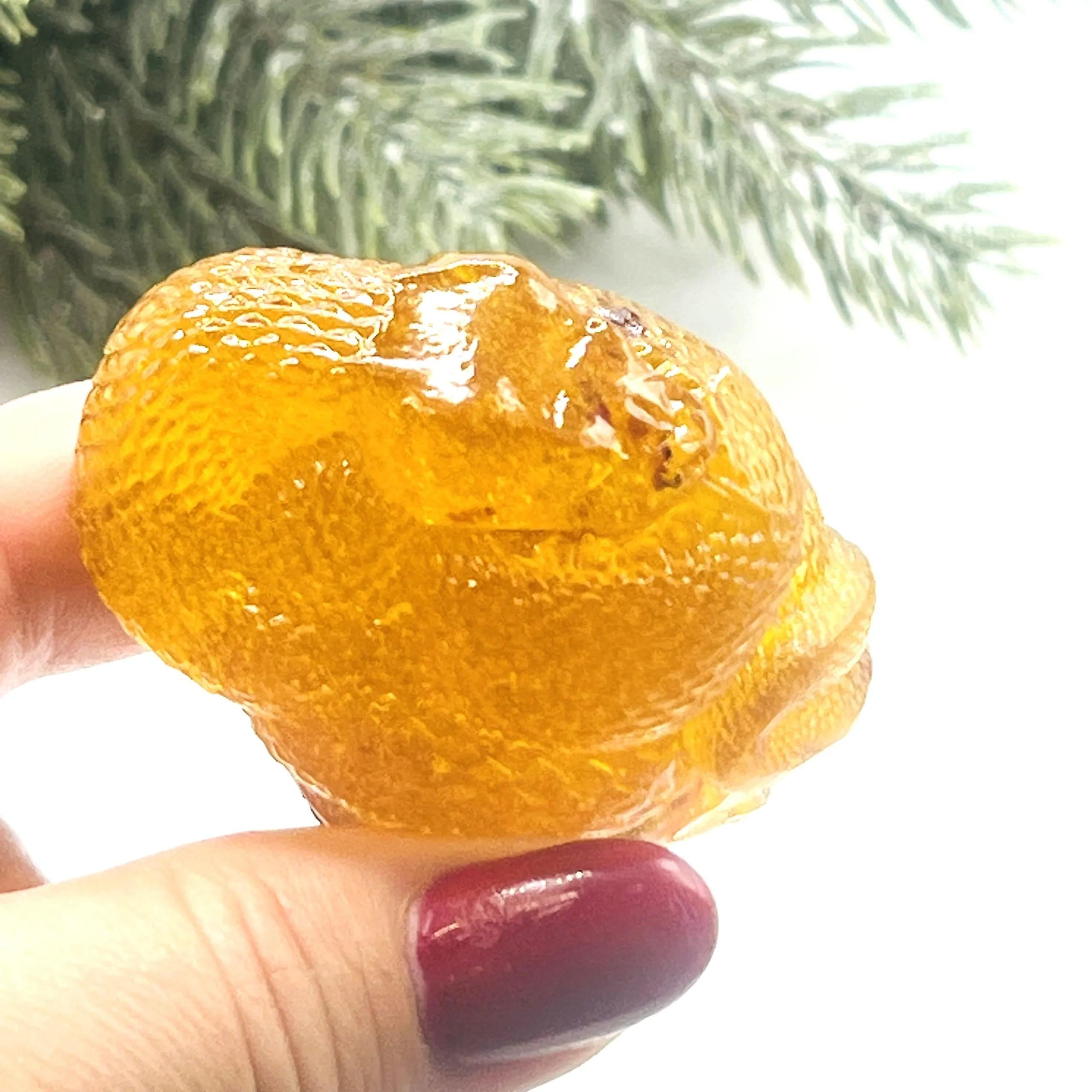 Made in USA – Snake Figurine | Amber Resin Decor