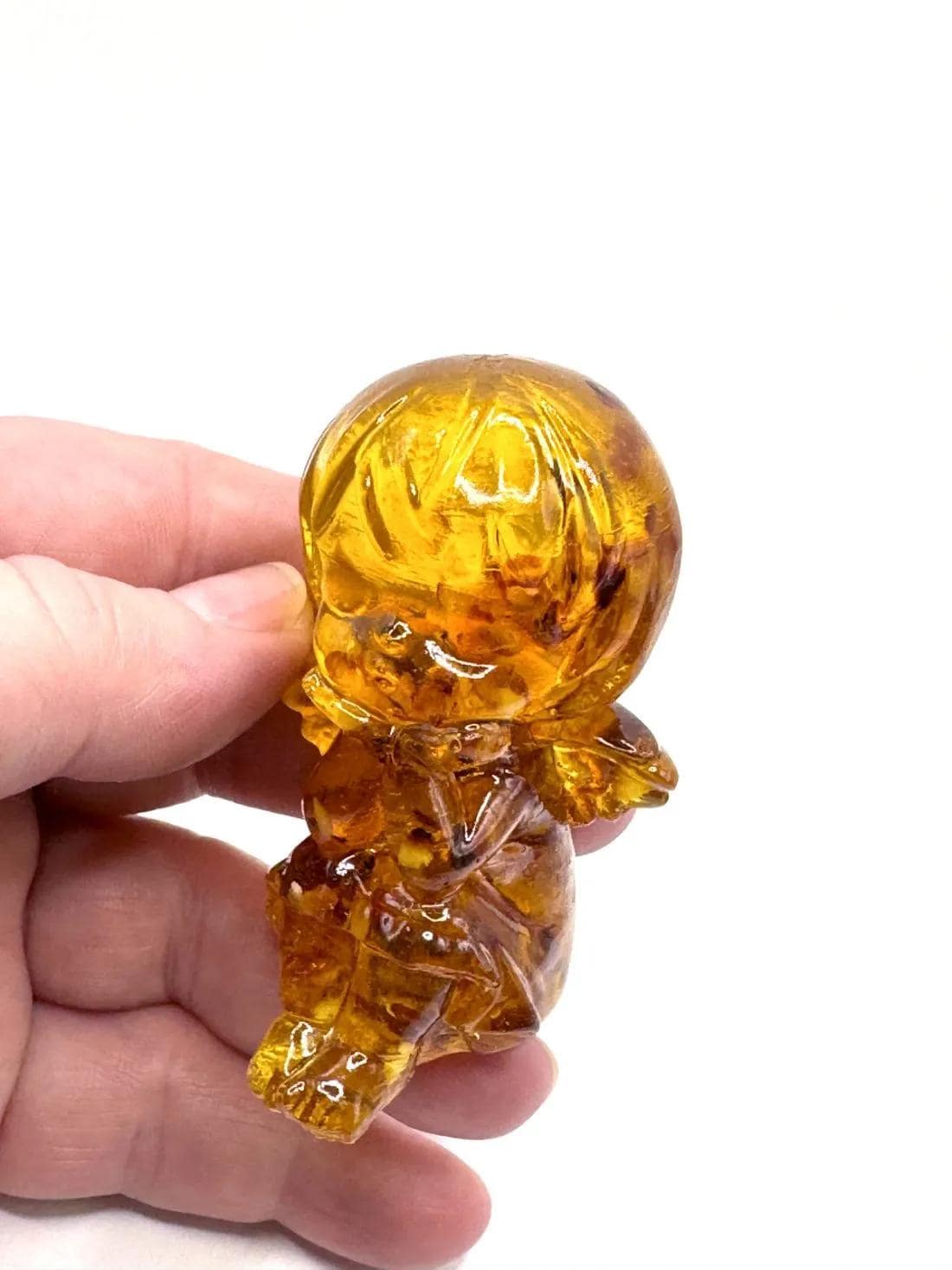Figurine Angel Girl With Amber Easter Gift Handmade Home Decor USA KIZIMA
