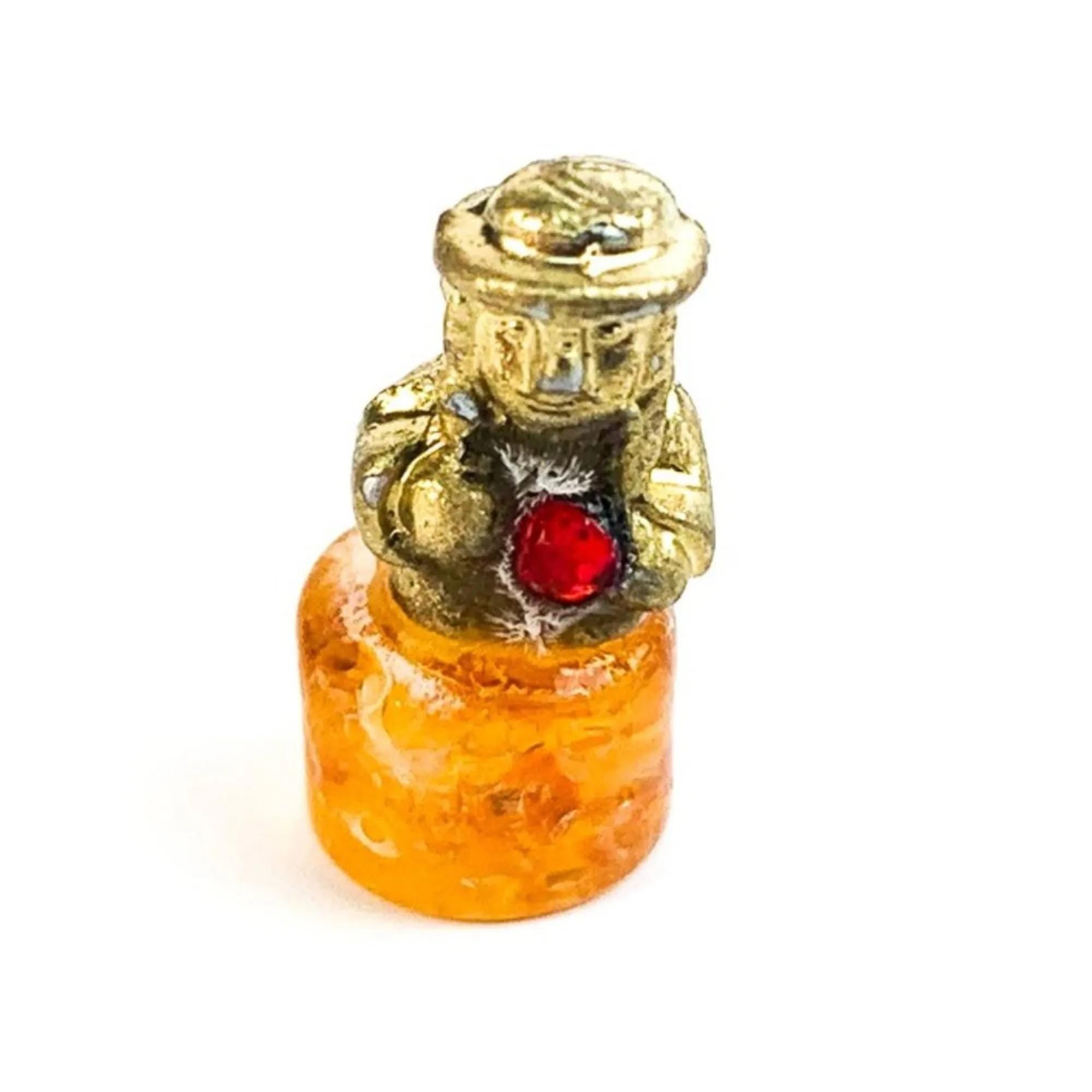 USA Handmade  Amulet Figurine of a money Banker Baltic amber KIZIMA