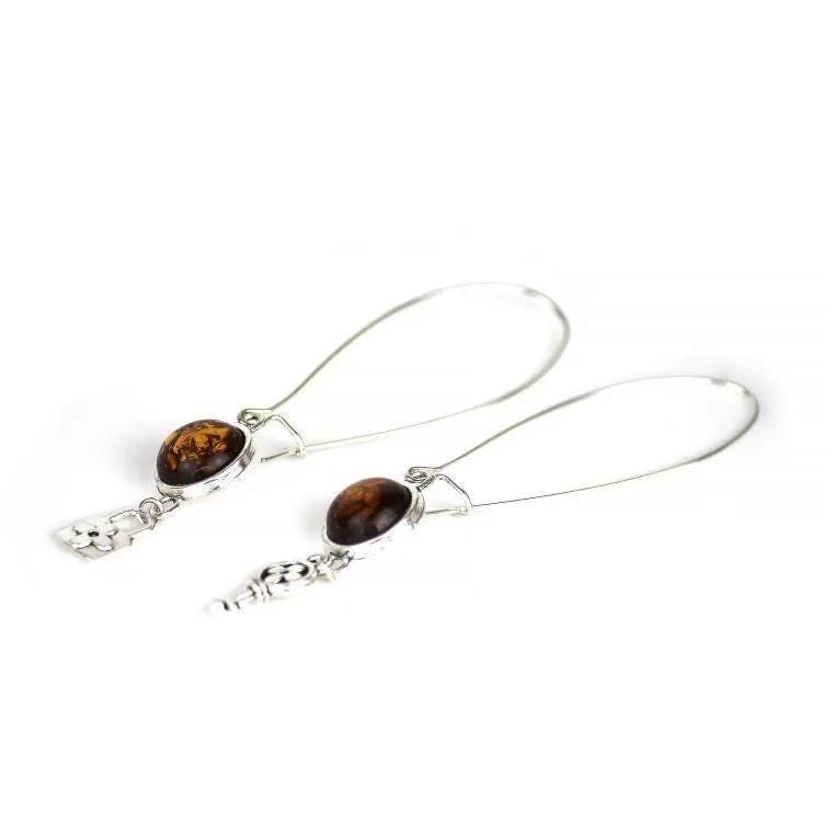 USA KIZIMA HANDMADE Jewelry Natural Baltic Amber Earrings