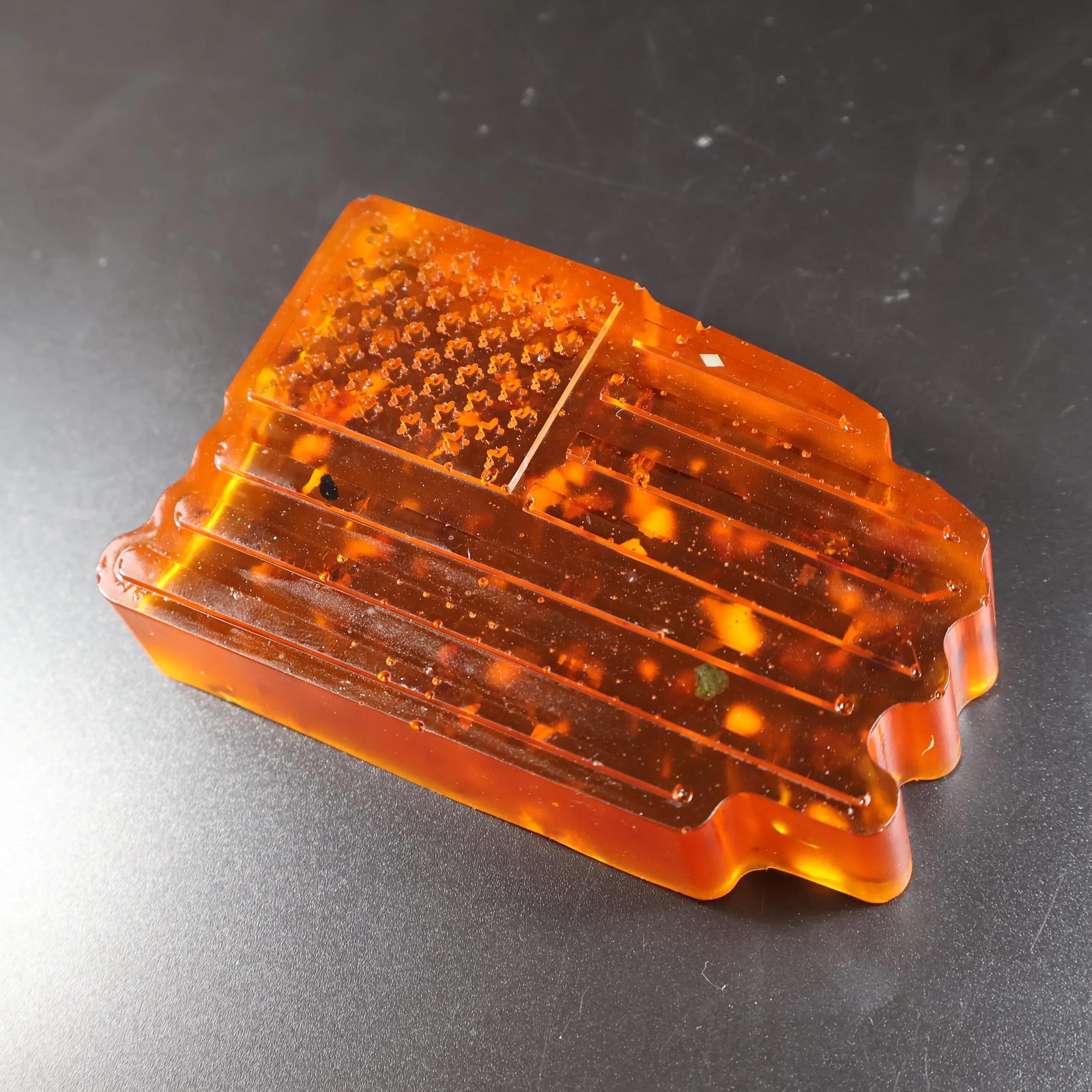 Baltic Amber American Flag, USA 250th Anniversary Gift, Patented Patriotic Decor, Luxury Gemstone USA Flag, KIZIMA® Art, Office Gift