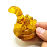 Baltic amber snake figurine, Year of the Snake, handmade by KIZIMA New York