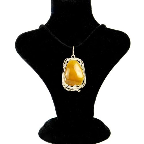 USA Handmade Vintage Pendant Natural Baltic Amber KIZIMA