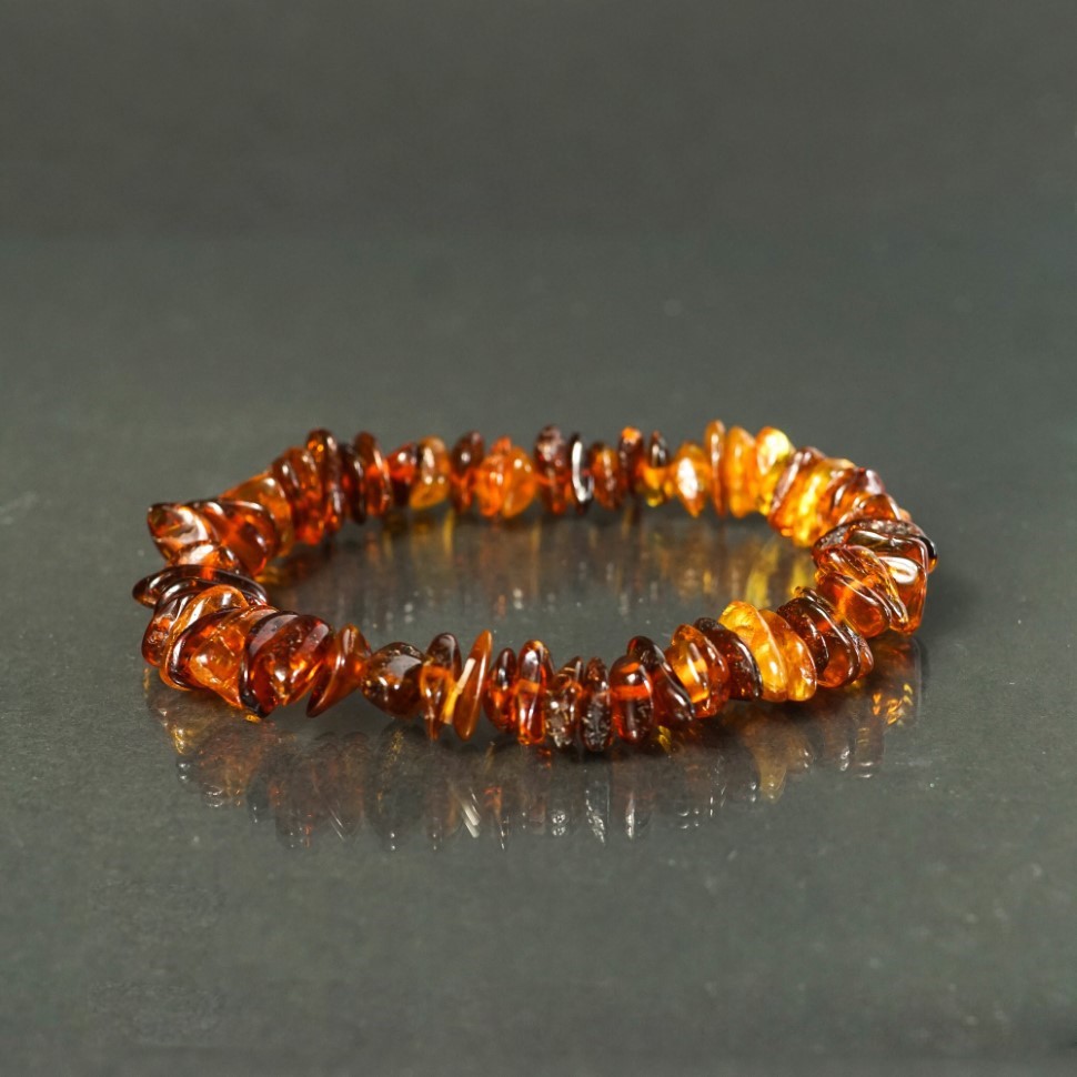 Buy The Cosmic Connect Amber 8mm Bead Bracelet Comfort Stretch Design &  Genuine Baltic Stones for Positive Energy Boosting Wearable at Amazon.in